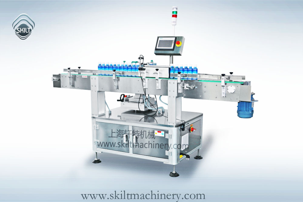 立式蜂蜜瓶貼標機