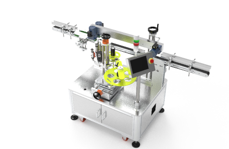 藥盒封口不干膠貼標機