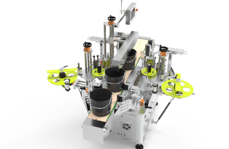 潤滑油桶貼標機