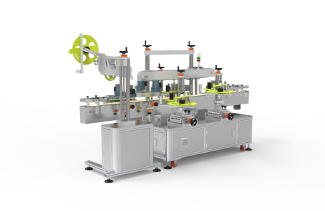 平面雙側面不干膠貼標機