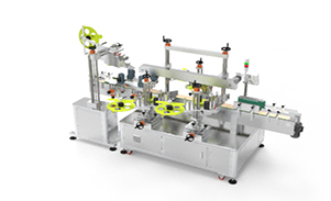 平面雙側面不干膠貼標機